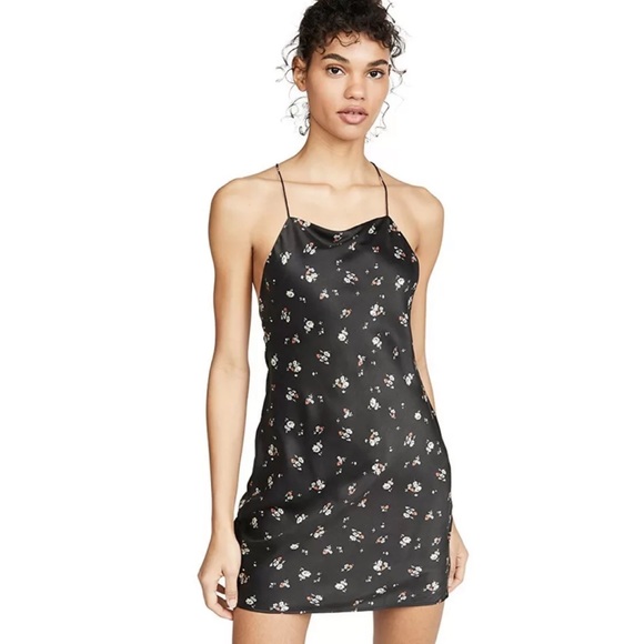 Re/Done 90’s Floral Print Slip Dress - Picture 1 of 9